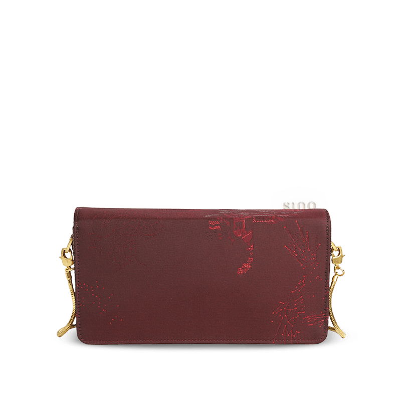 Ultra-Light Envelope Clutch Handbag Song Brocade in Recycled Fabric 133g - Image 16