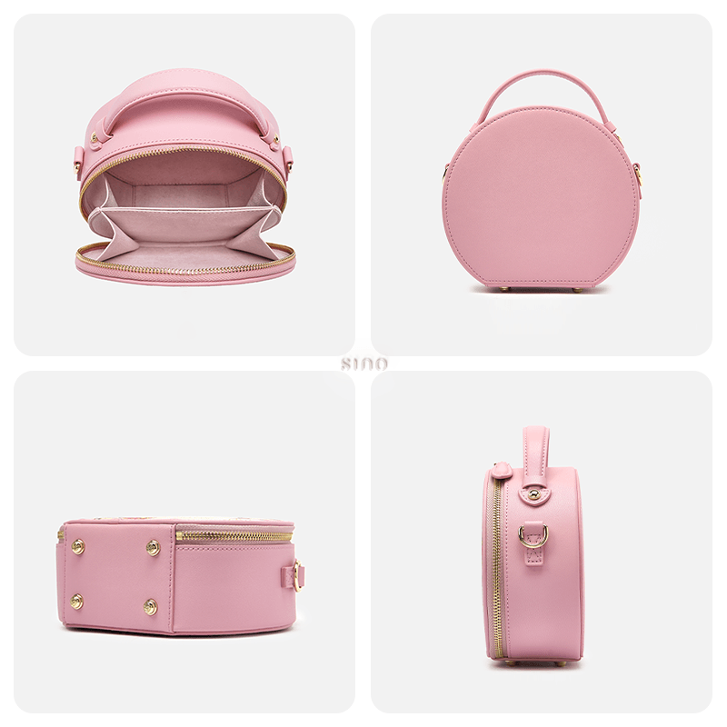 Song Brocade Powder Round Bag Lotus & Lucky Rabbit Pattern - Image 7