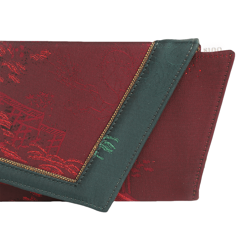 Ultra-Light Envelope Clutch Handbag in Recycled Fabric with Hualuo Silk 216g - Image 9