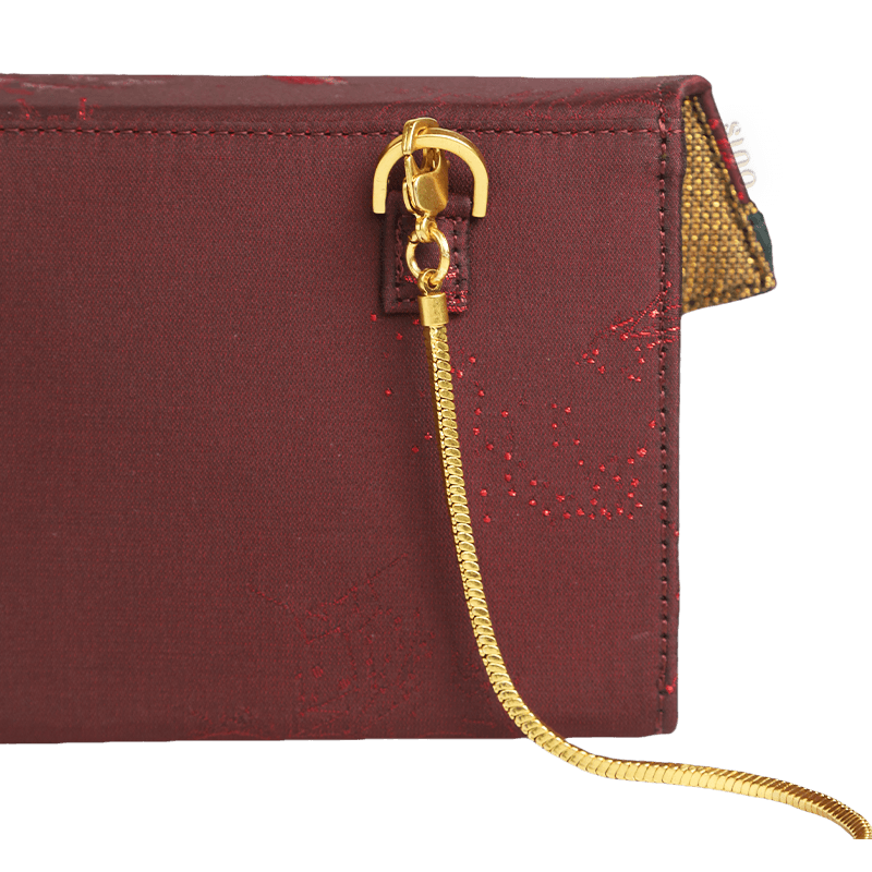 Ultra-Light Envelope Clutch Handbag in Recycled Fabric with Hualuo Silk 216g - Image 11
