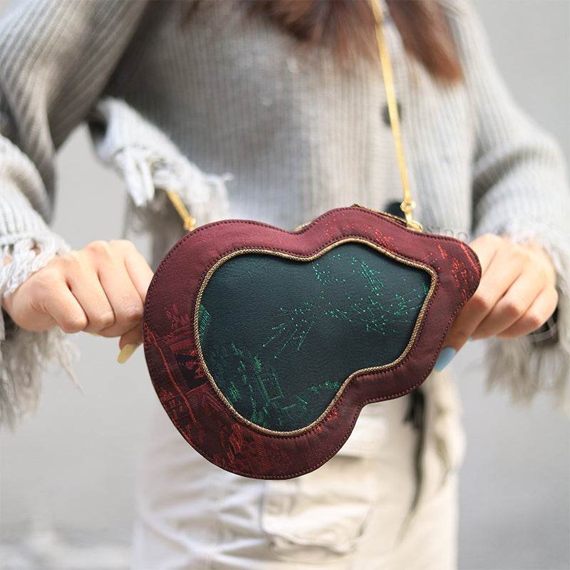 Ultra-Light Gourd Bag Graphene Recycled Fabric Hualuo Silk Luxury Design 155g - Image 4