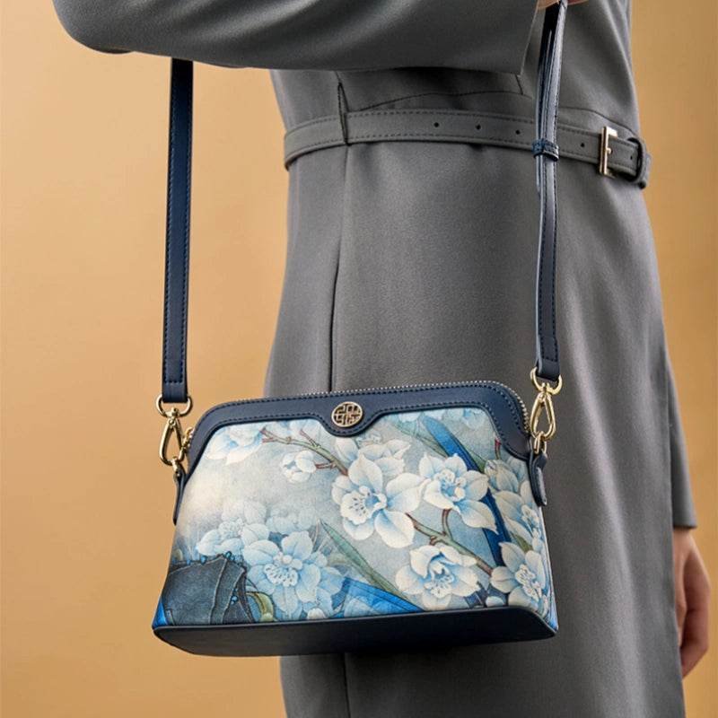 Mulberry Silk Handcrafted Flower Clutch Bag Women Wallet Eveing Purse - Image 5