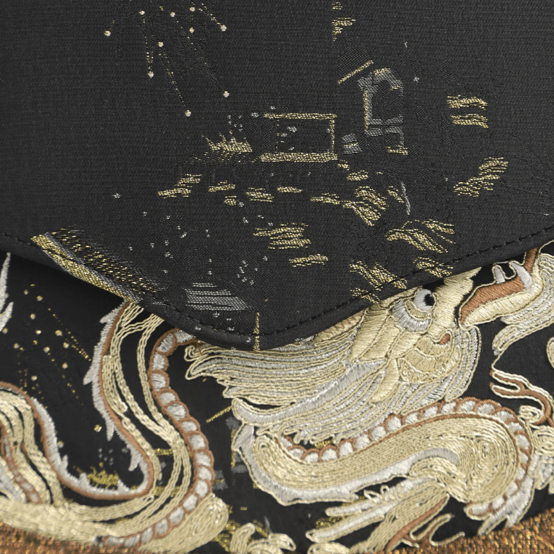 Saddle Loong Embroidered Bag – Ultra-Light 216g, Recycled Fabric & Hualuo Silk - Image 7