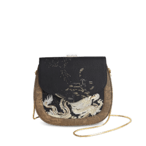 Saddle Loong Embroidered Bag – Ultra-Light 216g, Recycled Fabric & Hualuo Silk