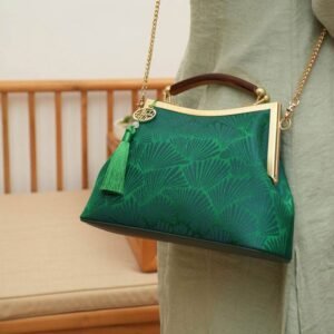 Mulberry_Silk_Green_Pine_Leaf_Vintage_Kiss_Lock_Clasp_Bag_-_SinoCultural-2481580