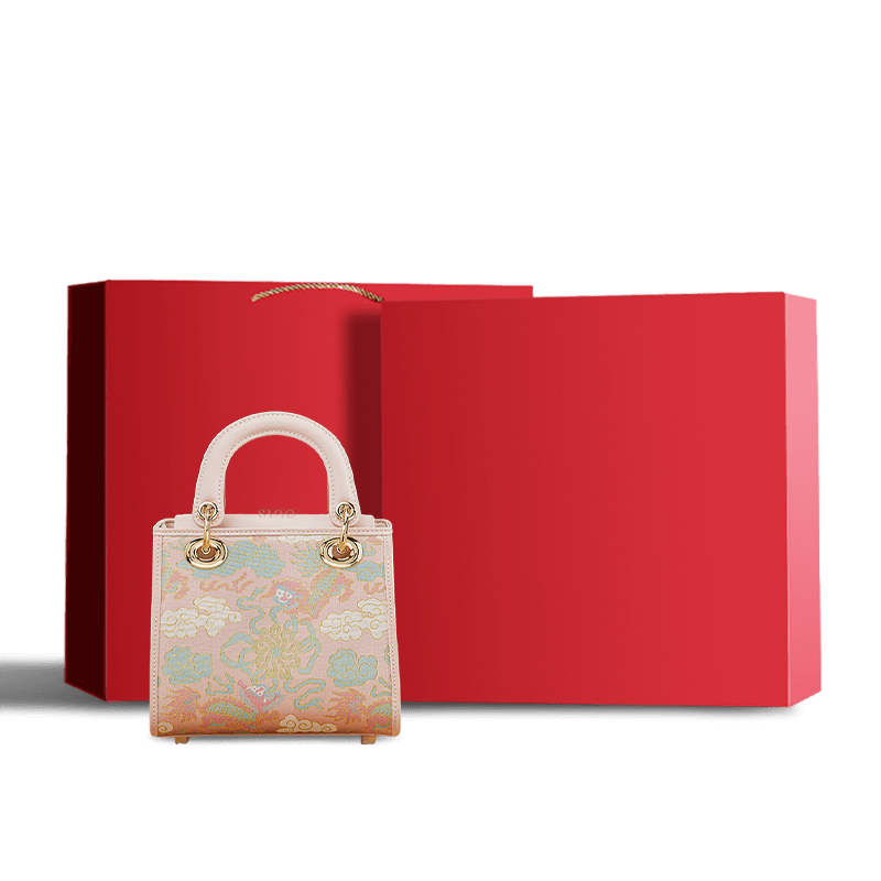 Song Brocade Retro Crossbody Handbag Lion Playing with Ball Pattern - Image 11