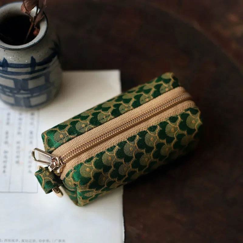 Yunjin Fabric Coin and Key Holder Mini Pouch Wallet - Image 6