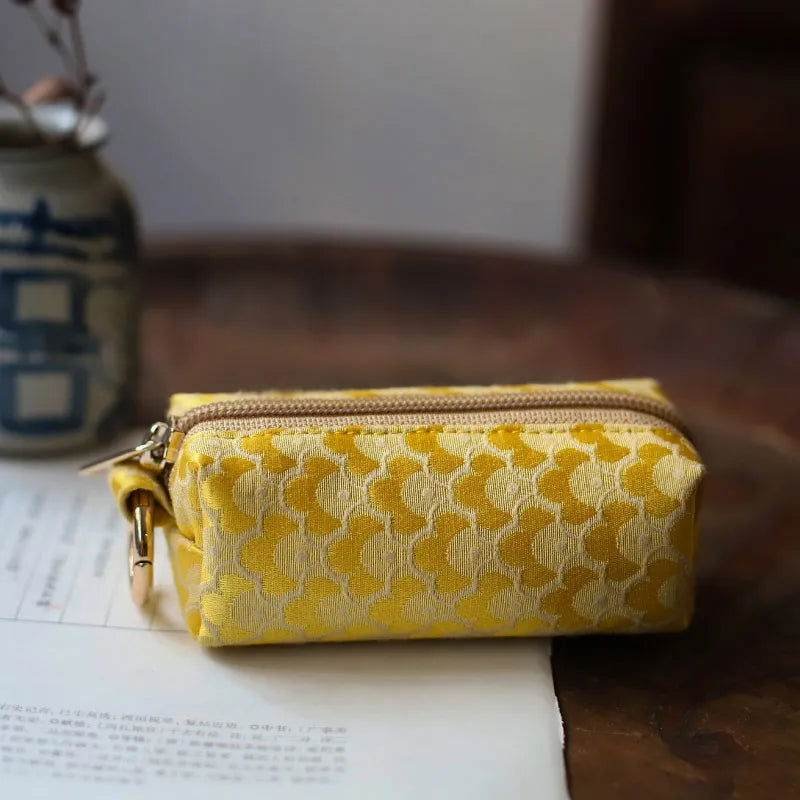 Yunjin Fabric Coin and Key Holder Mini Pouch Wallet - Image 7